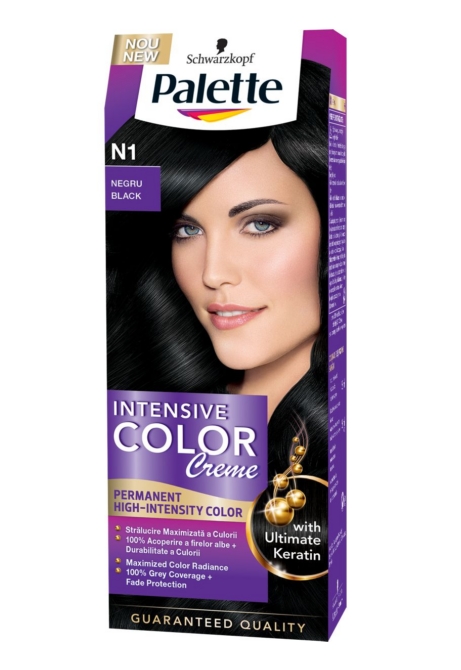 Palette ICC intenz�v kr�mhajfest�k N1 fekete